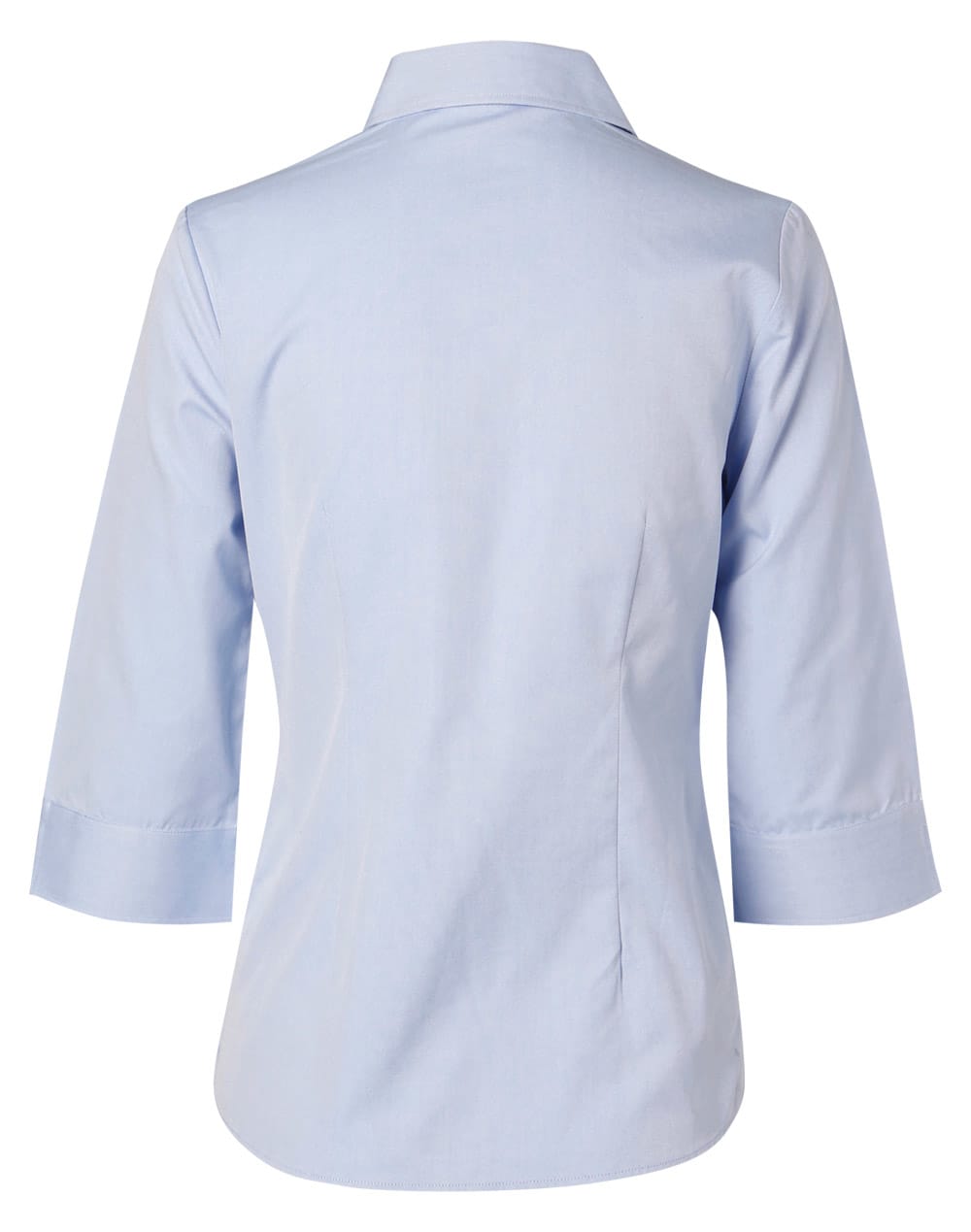 Womens CVC Oxford 3/4 Sleeve Shirt [53-M8040Q]