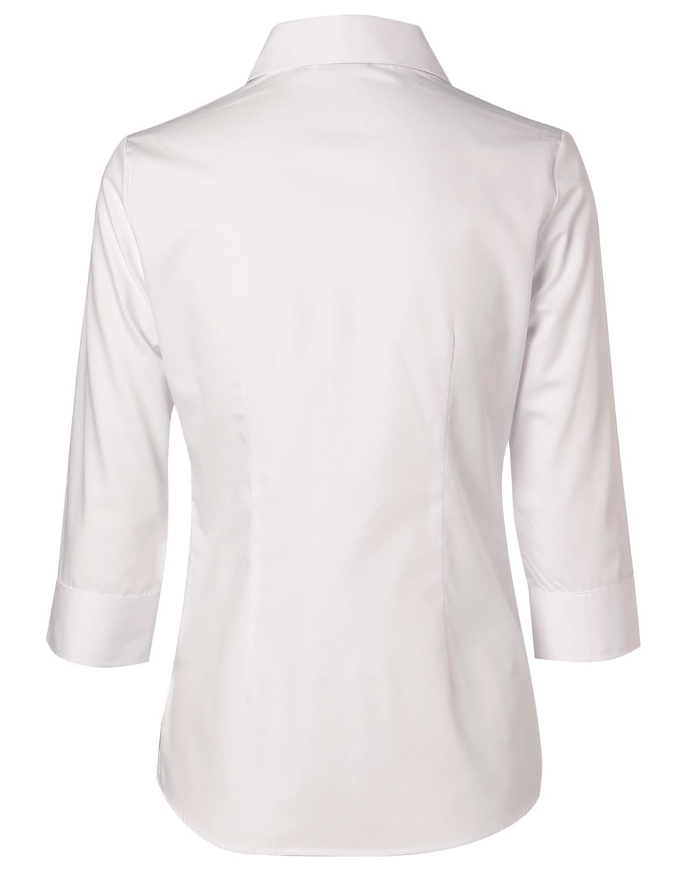 Womens CVC Oxford 3/4 Sleeve Shirt [53-M8040Q]