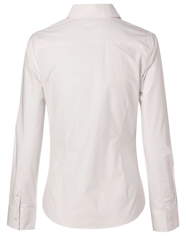 Womens Fine Twill L/S Shirt [53-M8030L]