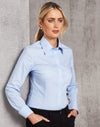 Womens Fine Twill L/S Shirt [53-M8030L]
