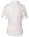 Womens Fine Twill S/S Shirt [53-M8030S]
