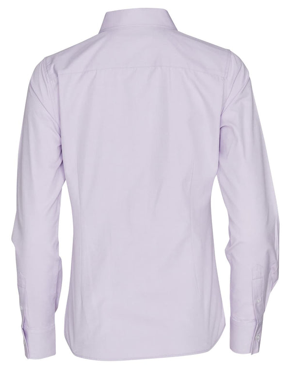 Womens CVC Oxford L/S Shirt [53-M8040L]