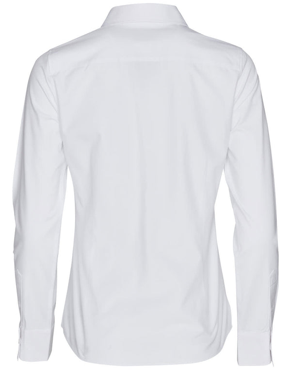 Womens CVC Oxford L/S Shirt [53-M8040L]