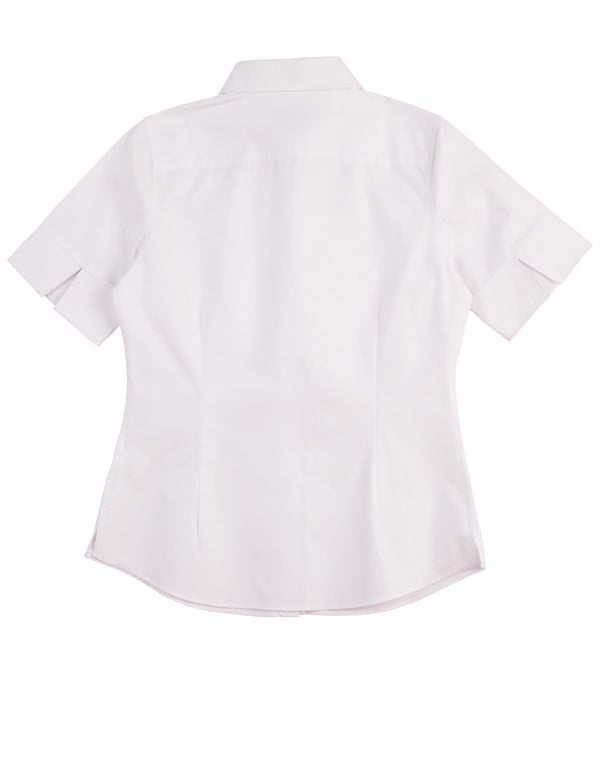 Womens CVC Oxford S/S Shirt [53-M8040S]