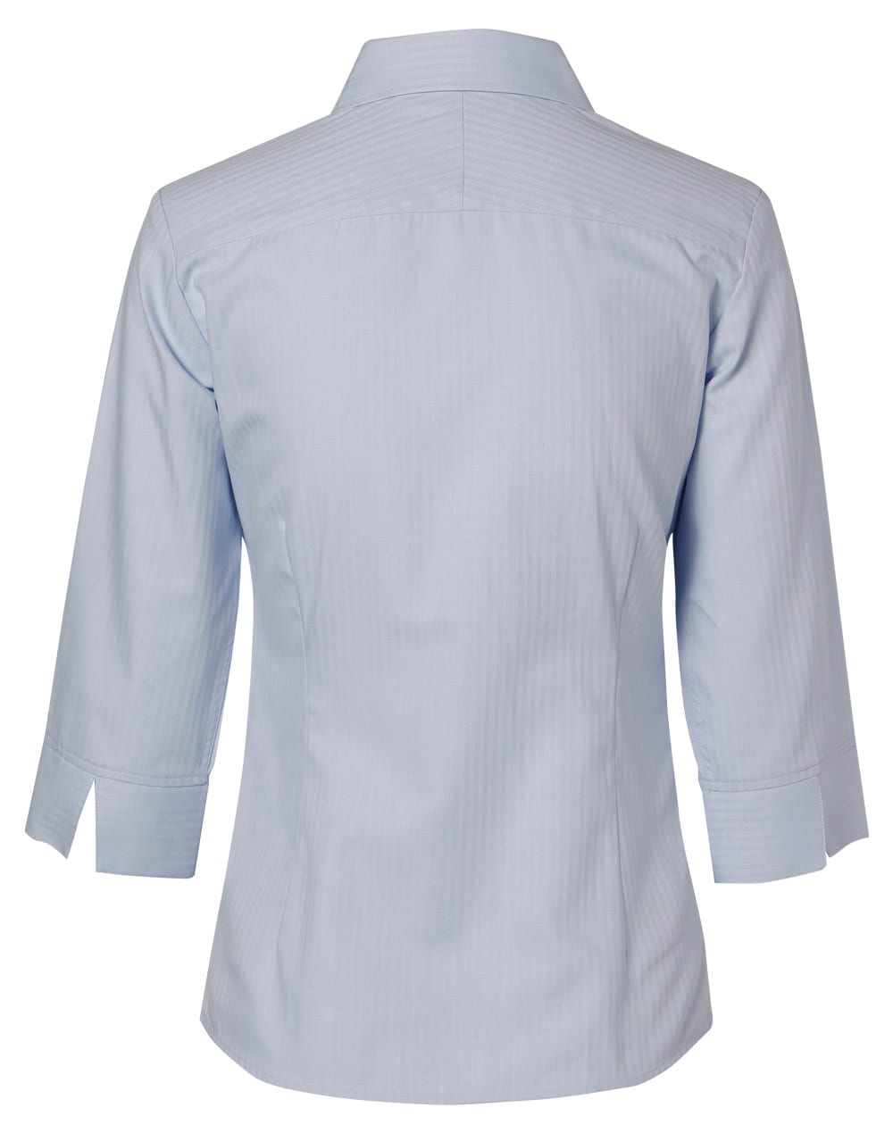 Womens Mini Herringbone 3/4 Sleeve Shirt [53-M8113]
