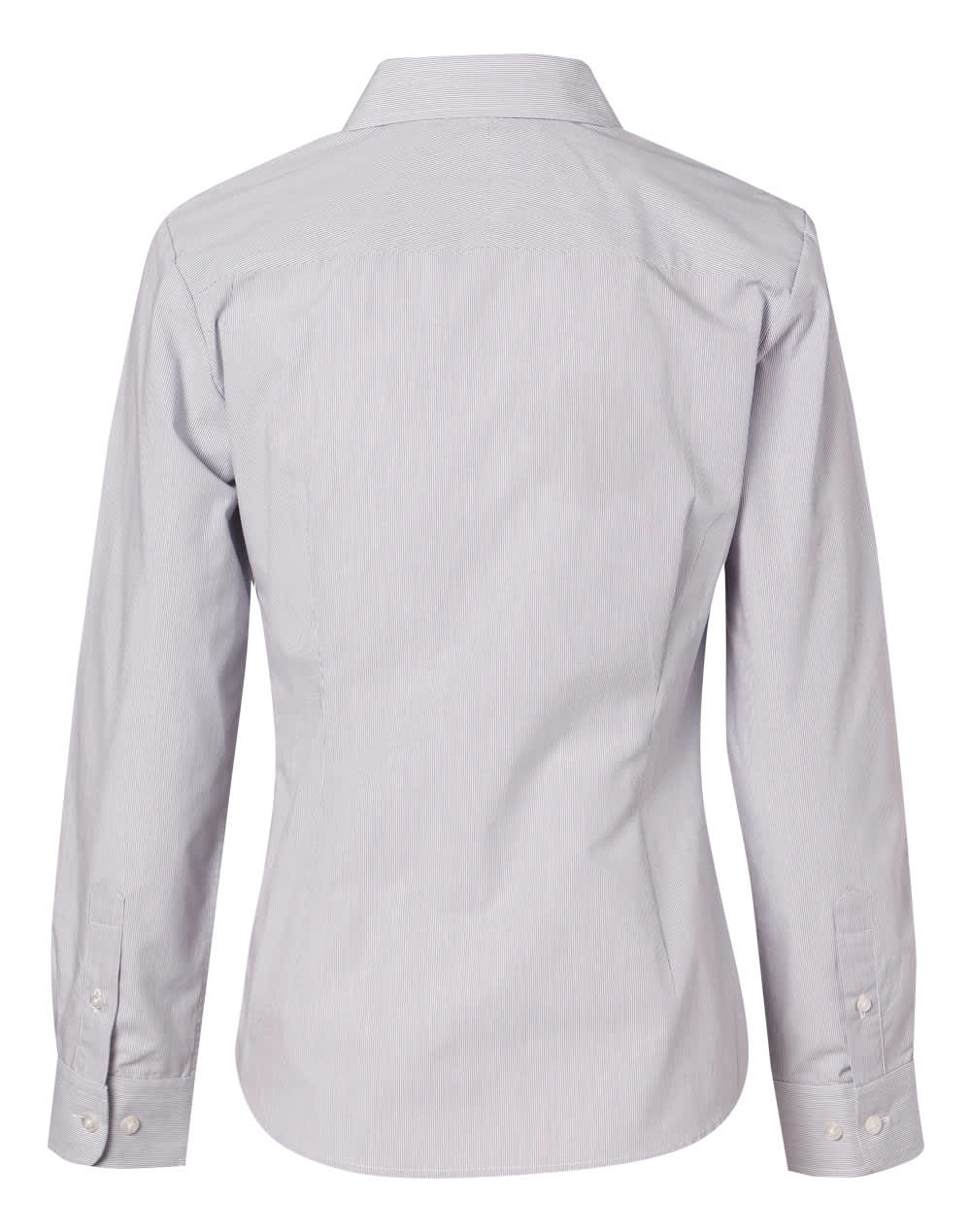 Womens Fine Stripe Long Sleeve Shirt [53-M8212]
