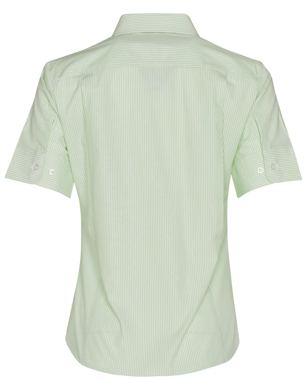 Womens Balance Stripe Short Sleeve Shirt [53-M8234]