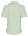 Womens Balance Stripe Short Sleeve Shirt [53-M8234]
