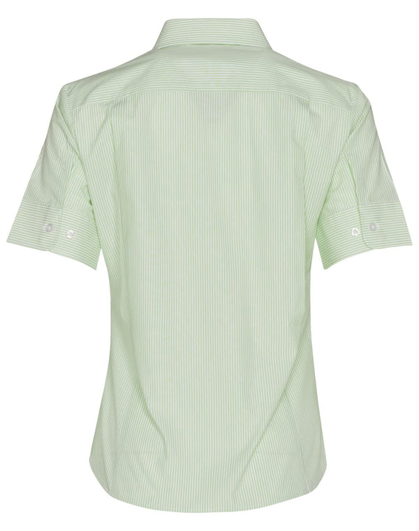 Womens Balance Stripe Short Sleeve Shirt [53-M8234]