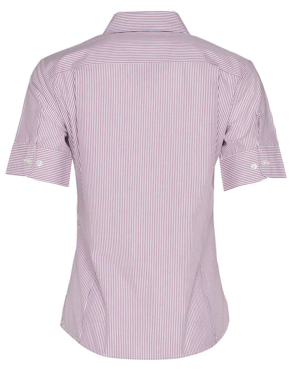 Womens Balance Stripe Short Sleeve Shirt [53-M8234]