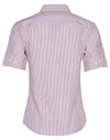 Womens Balance Stripe Short Sleeve Shirt [53-M8234]
