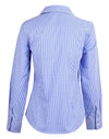 Ladies Two Tone Check L/S Shirt [53-M8320L]