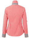 Womens Gingham Check Rollup L/S Shirt [53-M8330L]