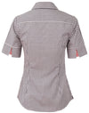 Womens Gingham Check S/S Shirt [53-M8330S]