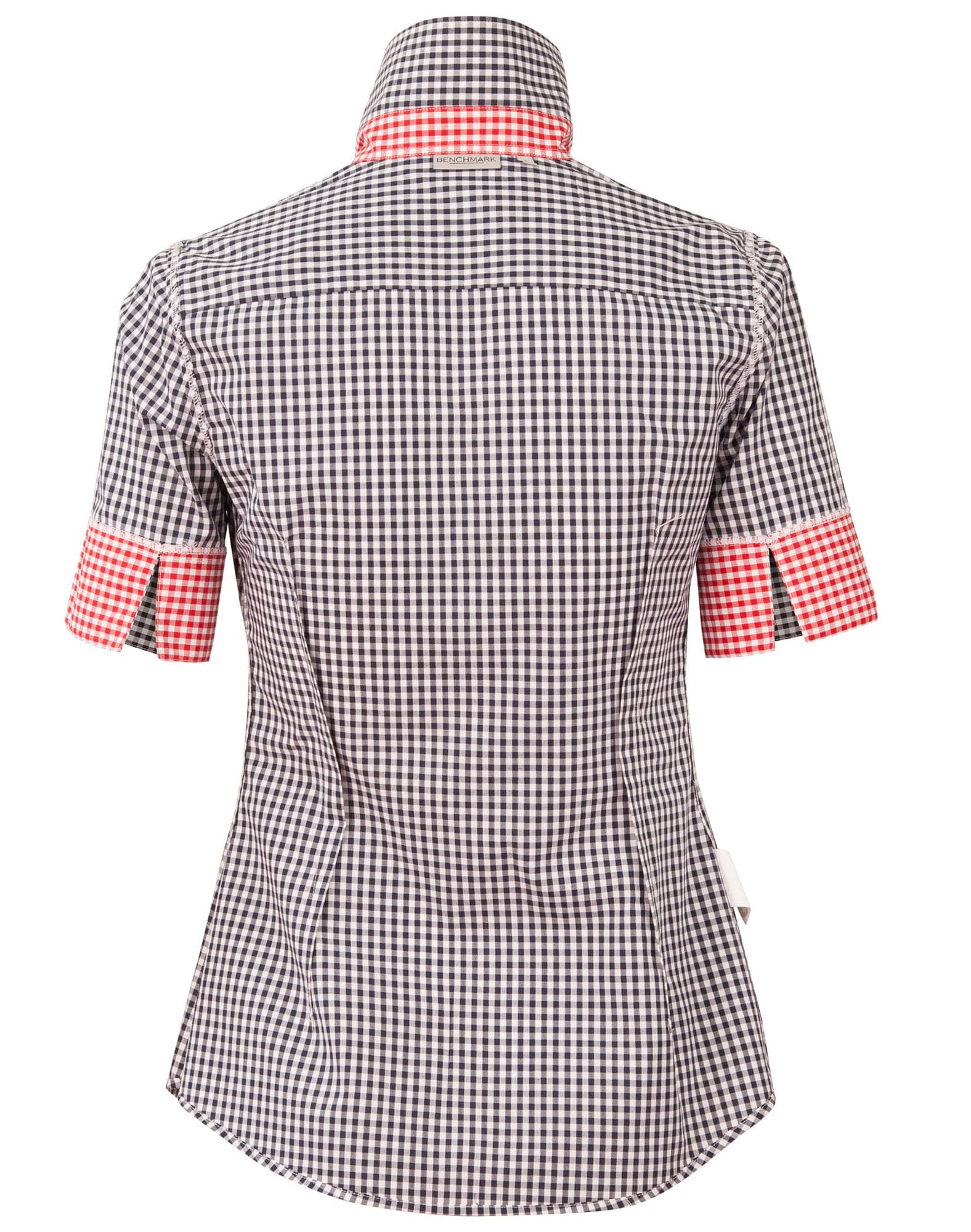 Womens Gingham Check S/S Shirt [53-M8330S]