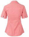Womens Gingham Check S/S Shirt [53-M8330S]