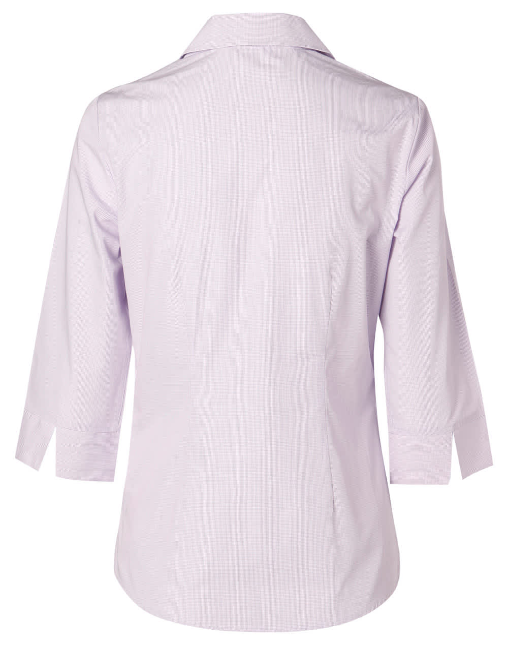 Womens Mini Check 3/4 Sleeve Shirt [53-M8360Q]