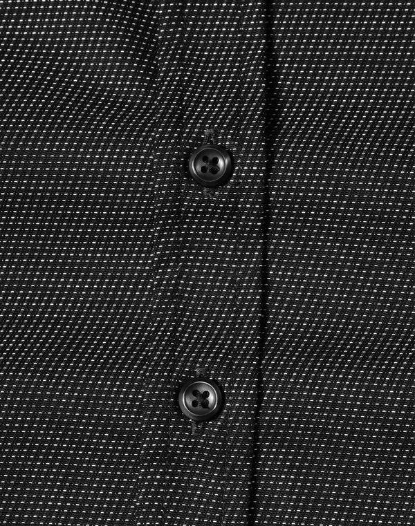 Ladies Pin Dot Stretch L/S Shirt [53-M8400L]