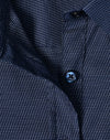 Ladies Pin Dot Stretch L/S Shirt [53-M8400L]