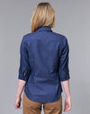 Ladies Pin Dot Stretch 3/4 Sleeve Shirt [53-M8400Q]