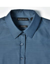 Ladies Pin Dot Stretch 3/4 Sleeve Shirt [53-M8400Q]