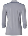 Ladies Mid Sleeve Shawline Knit Top [53-M8830]