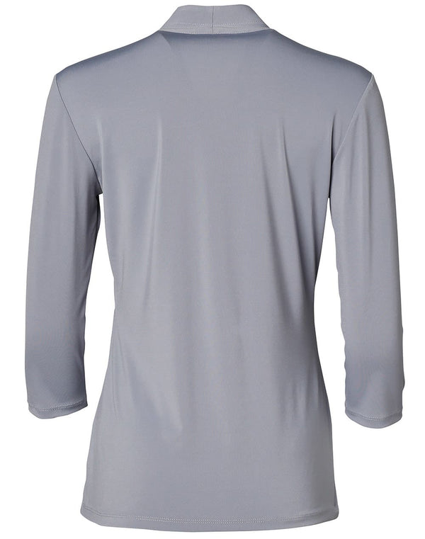 Ladies Mid Sleeve Shawline Knit Top [53-M8830]