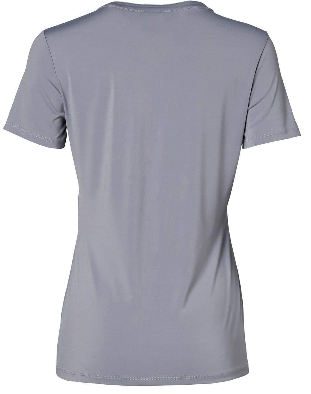 Ladies Vneck with Tab S/S Knit Top [53-M8840]