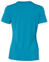 Ladies Vneck with Tab S/S Knit Top [53-M8840]