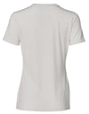 Ladies Vneck with Tab S/S Knit Top [53-M8840]