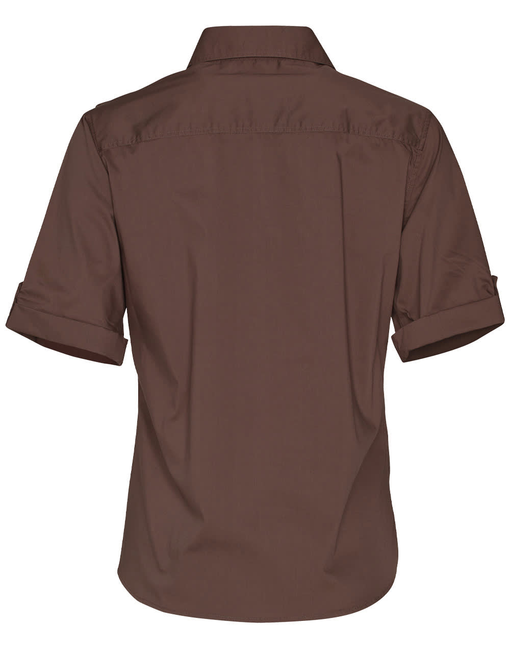 Womens Short Sleeve Military Shirt [53-M8911]
