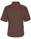 Womens Short Sleeve Military Shirt [53-M8911]