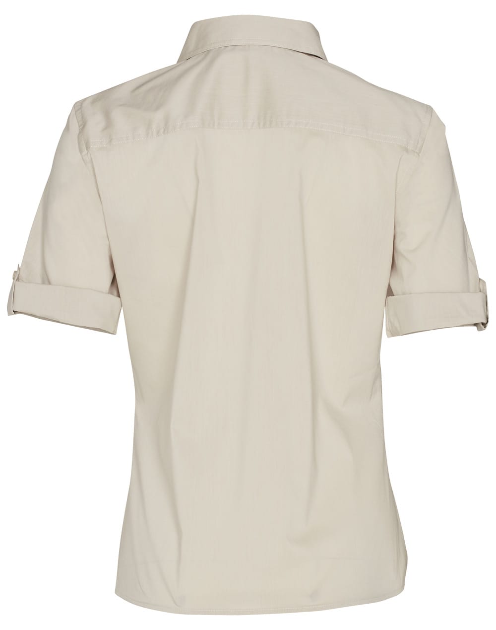 Womens Short Sleeve Military Shirt [53-M8911]