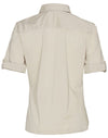 Womens Short Sleeve Military Shirt [53-M8911]