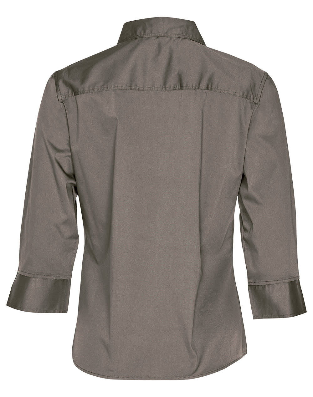 Womens 3/4 Sleeve Military Shirt [53-M8913]