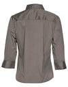 Womens 3/4 Sleeve Military Shirt [53-M8913]