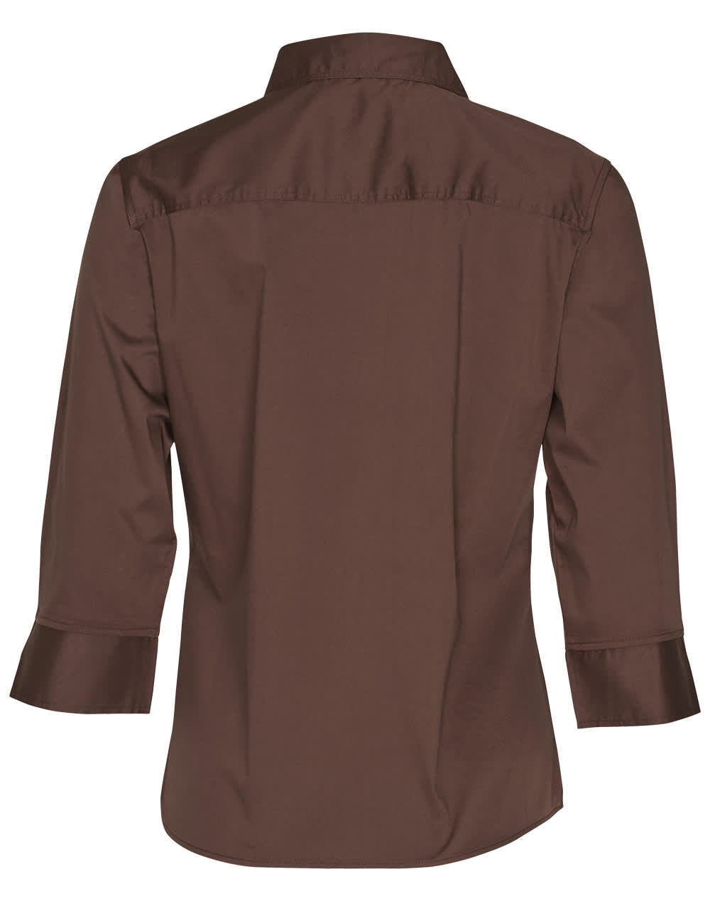 Womens 3/4 Sleeve Military Shirt [53-M8913]