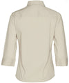 Womens 3/4 Sleeve Military Shirt [53-M8913]