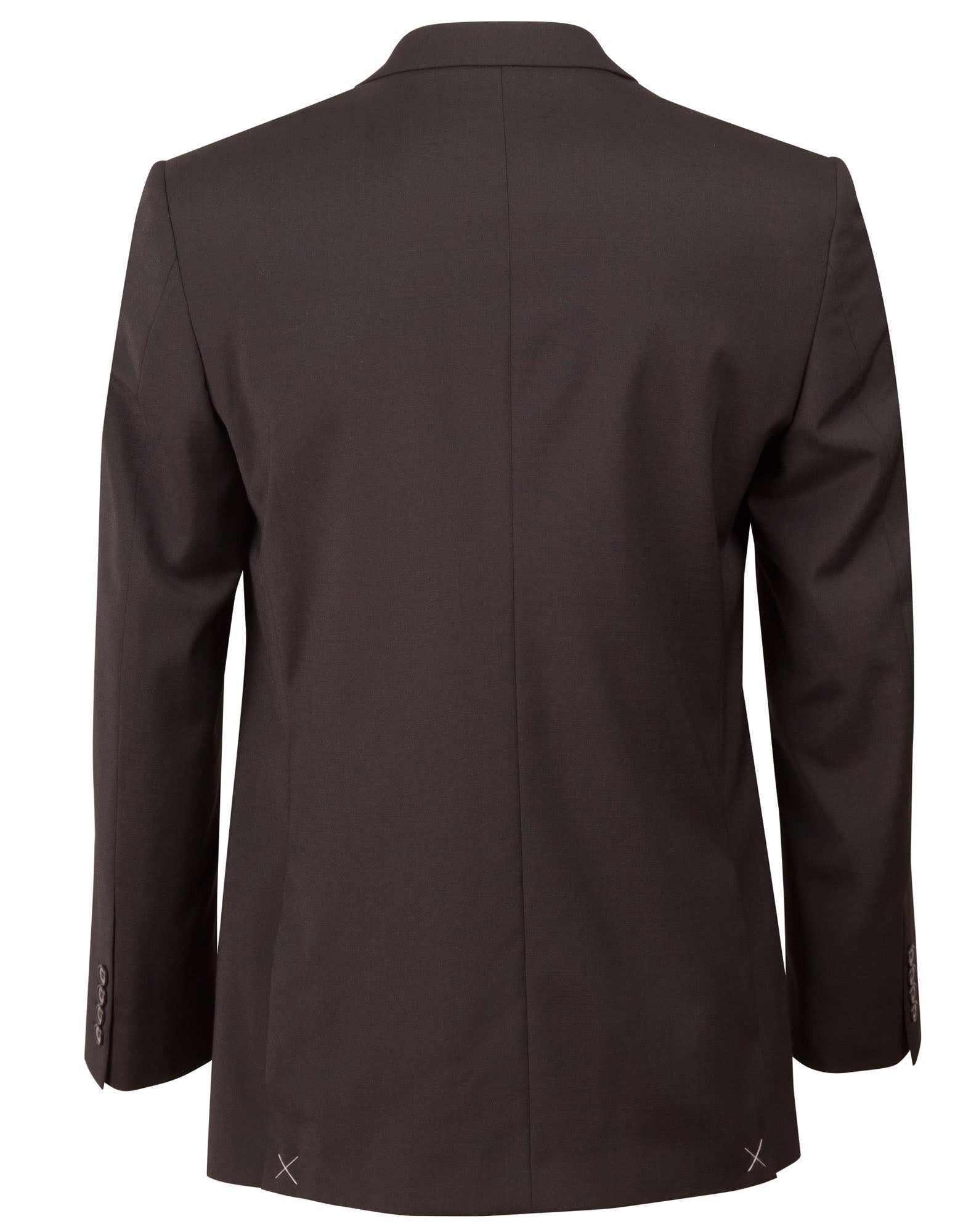 Mens Two Buttons Jacket in Wool Stretch [53-M9100]