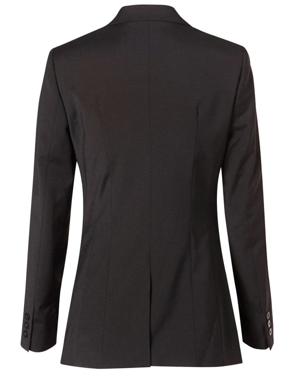 Womens Stretch Wool Blend Mid Length Jacket [53-M9200]