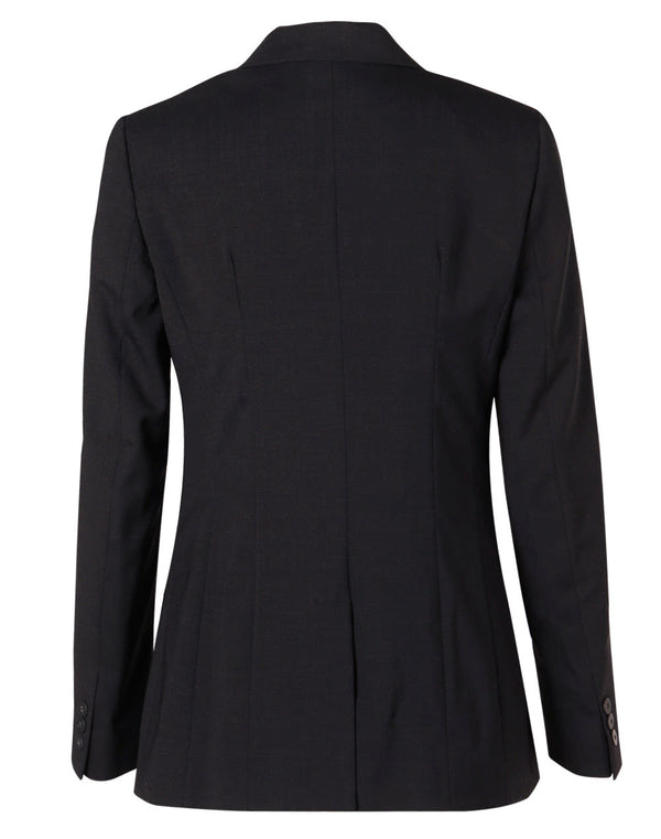 Womens Stretch Wool Blend Mid Length Jacket [53-M9200]