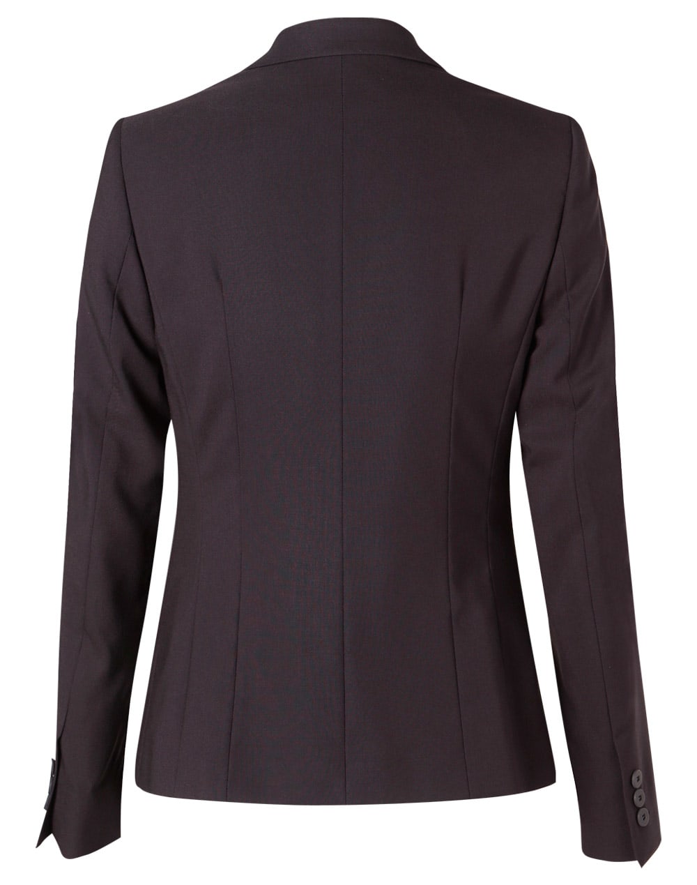 Womens One Button Cropped Jacket in Poly/Viscose Stretch [53-M9205]