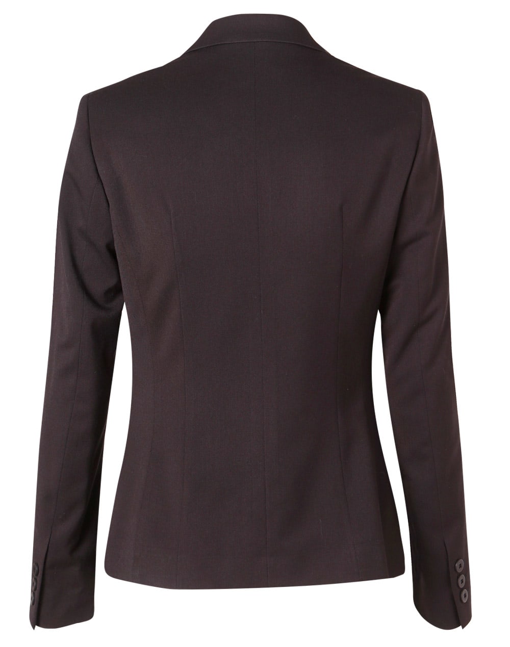Womens One Button Cropped Jacket in Poly/Viscose Stretch [53-M9205]