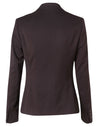 Womens One Button Cropped Jacket in Poly/Viscose Stretch [53-M9205]
