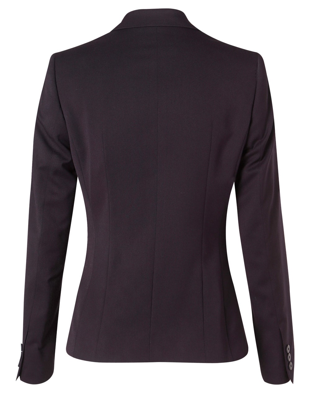 Womens One Button Cropped Jacket in Poly/Viscose Stretch [53-M9205]
