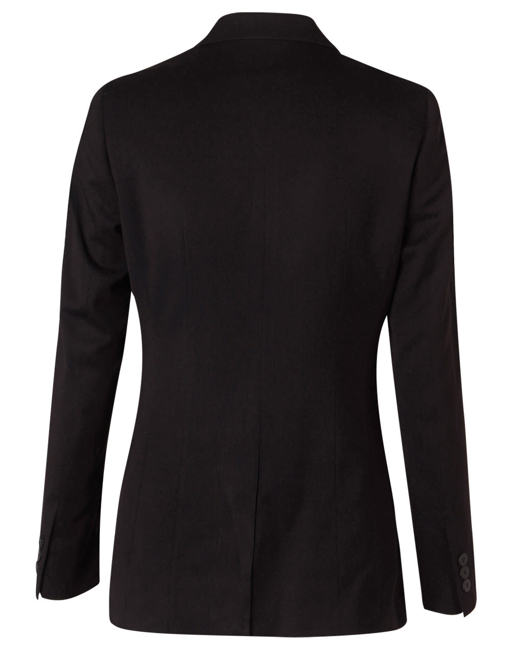 Womens One Button Cropped Jacket in Poly/Viscose Stretch Stripe [53-M9208]