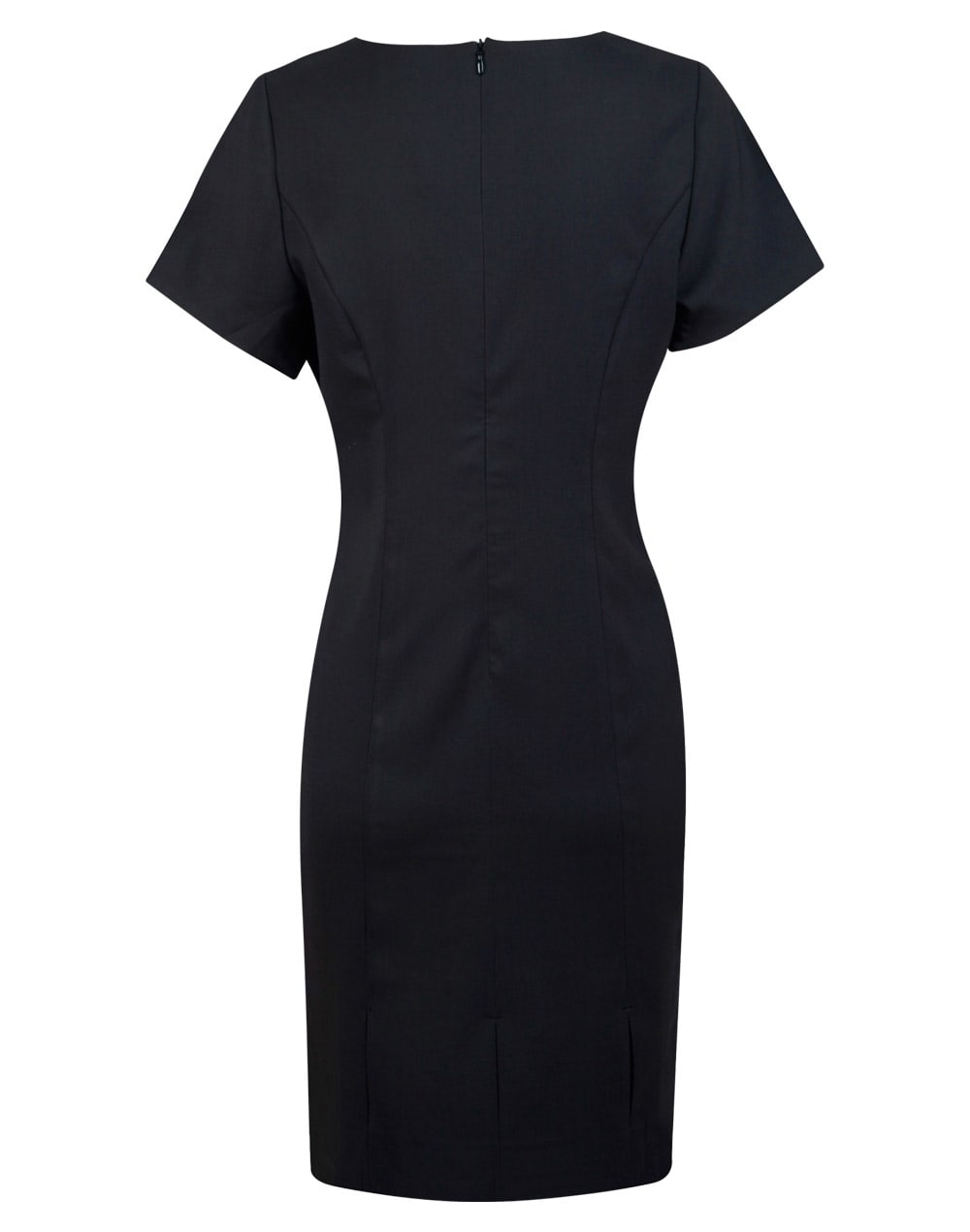 Ladies Poly/Viscose Stretch Short Sleeve Dress [53-M9282]
