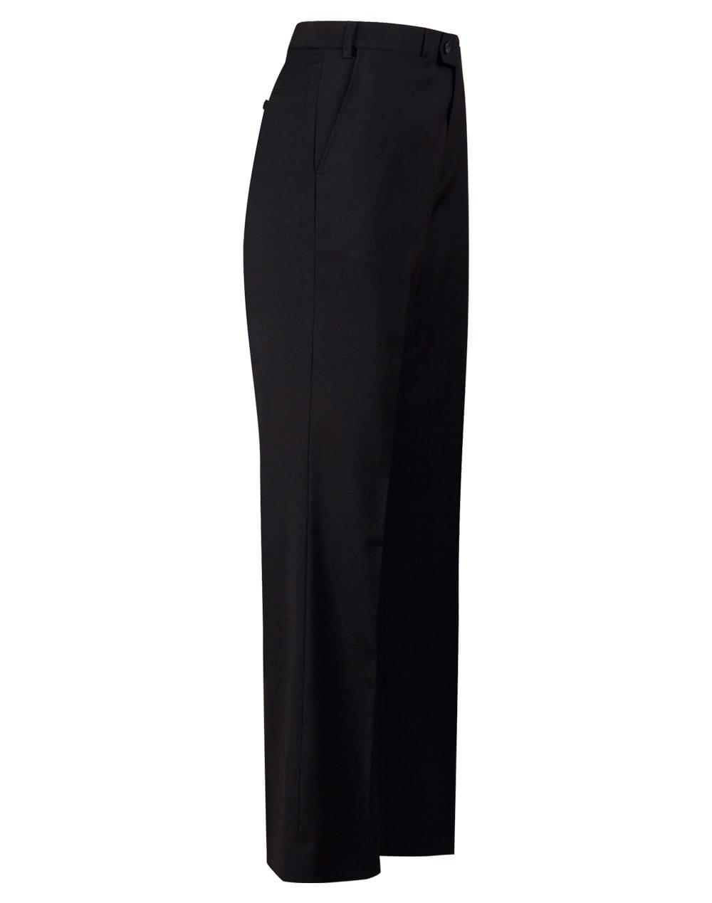 Mens Wool Blend Stretch Flexi Waist Pants [53-M9310]