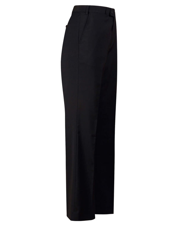 Mens Wool Blend Stretch Flexi Waist Pants [53-M9310]