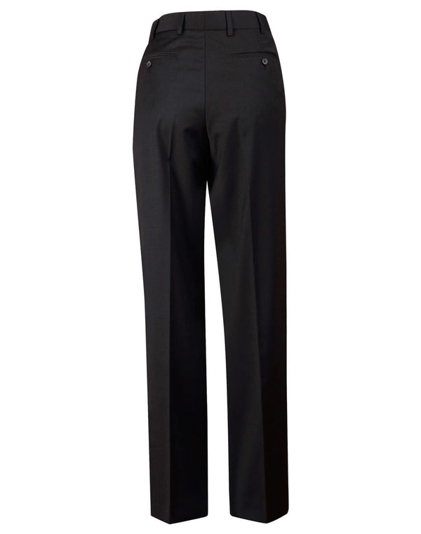 Mens Wool Blend Stretch Flexi Waist Pants [53-M9310]